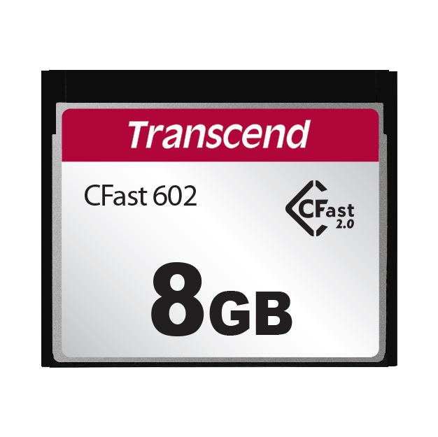 Produktfoto 1 von Transcend CFX602, CFast-Karte, 8GB, MLC