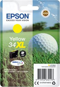 Epson C13T34744010 Druckerpatrone für Epson Patrone Gelb 1 Stk./Pack Seitenertrag 950