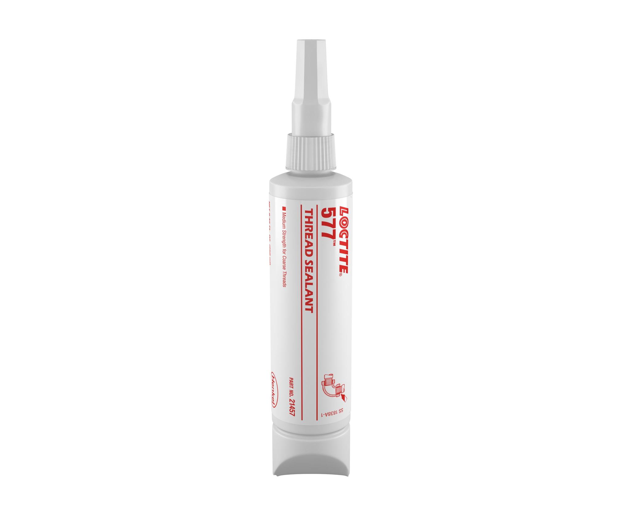 Produktfoto 1 von Loctite 577 Schraubensicherung anaerob Paste Gelb, Tube 250 ml, -55°C → +150°C