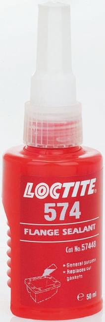 Produktfoto 1 von Loctite 574 Flächendichtung anaerob Paste Orange, Flasche 50 ml, -55°C → +150°C