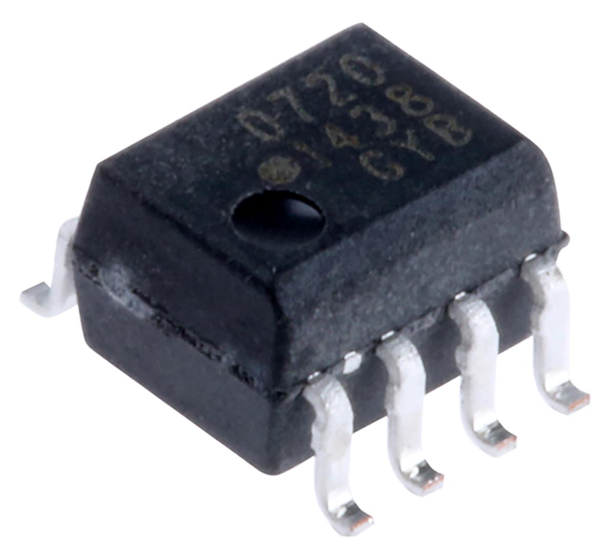 Produktfoto 1 von Broadcom SMD Optokoppler DC-In / Transistor-Out, 8-Pin SOIC, Isolation 3,75 kV eff