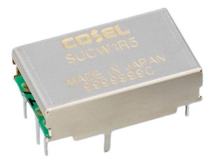 Produktfoto 1 von Cosel DC/DC-Wandler 1.56W 4,5→ 9 V dc IN, ±12V dc OUT / 65mA 500V ac isoliert