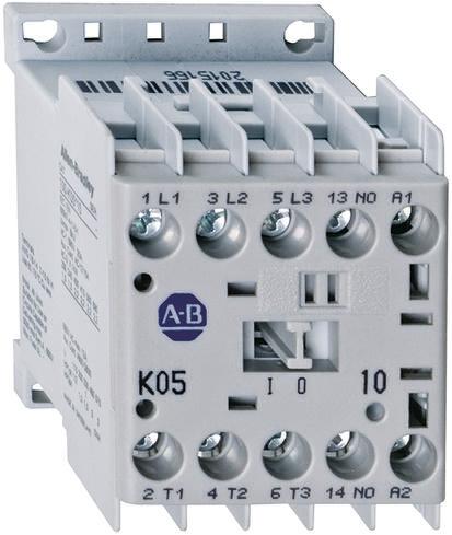 Produktfoto 1 von Allen Bradley Serie 100 100K Leistungsschütz / 24 V dc Spule, 3 -polig 3 Schließer, 690 V ac / 9 A, Motorsteuerung