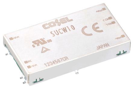 Produktfoto 1 von Cosel DC/DC-Wandler 10W 5 V dc IN, ±12V dc OUT / 450mA 500V ac isoliert