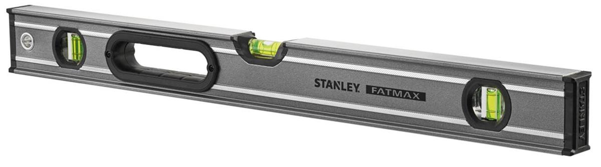 Stanley 0-43-624 Wasserwaage, Typ Kastenprofil, 610mm, Rahmen Aluminium, 3 Libelle/n Wasserdicht, ±0,5 mm/m