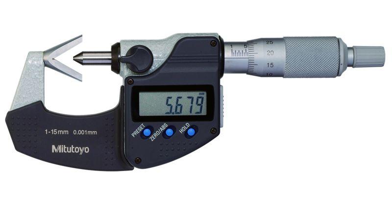 Mitutoyo Mikrometer Außen-Messschraube Metrisch / ±0,004 mm