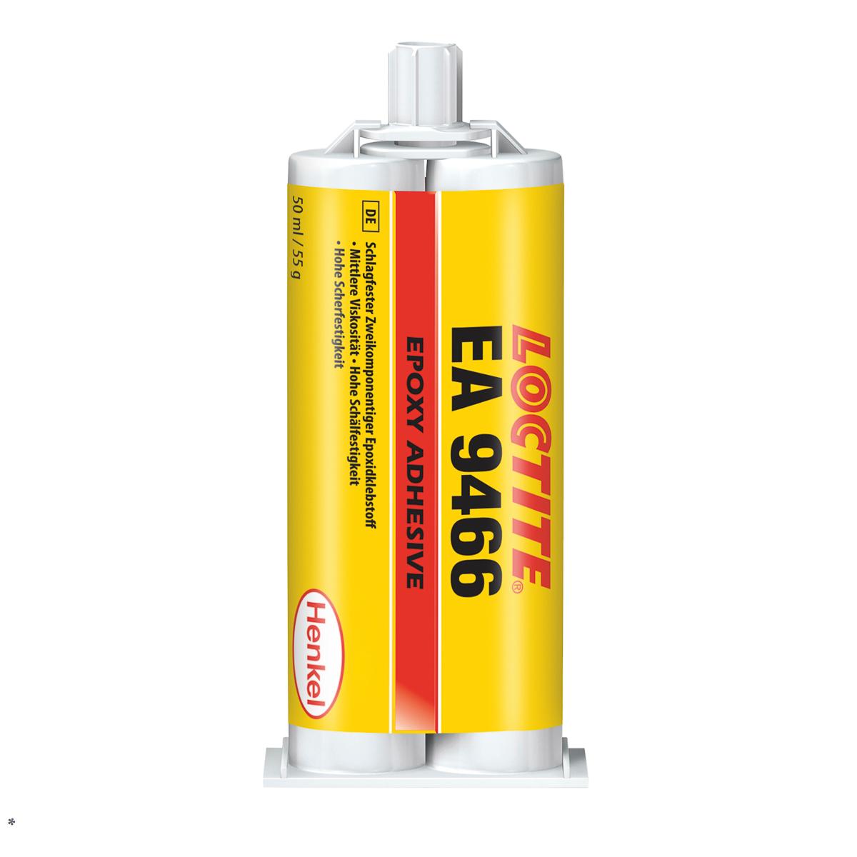 Produktfoto 1 von Loctite Hysol 9466 Weiß, Doppelkartusche 50 ml, für Keramik, Metall, Kunststoff