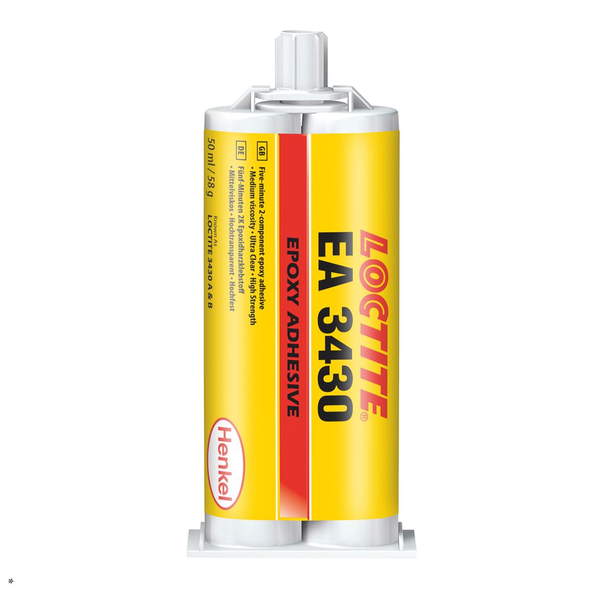 Produktfoto 1 von Loctite HYSOL 3430 2K Epoxidkleber Flüssig transparent, Doppelkartusche 50 ml