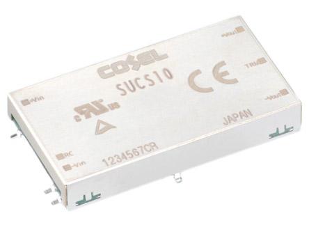 Produktfoto 1 von Cosel DC/DC-Wandler 10.8W 5 V dc IN, 12V dc OUT / 900mA 500V ac isoliert