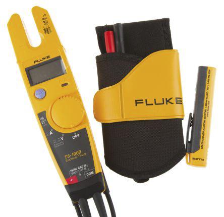 Produktfoto 1 von Fluke T5-1000 + 1AC-II Installationstester-Set, 1000V ac max., Wechselstrom, Wechselspannung, Stromdurchgang,