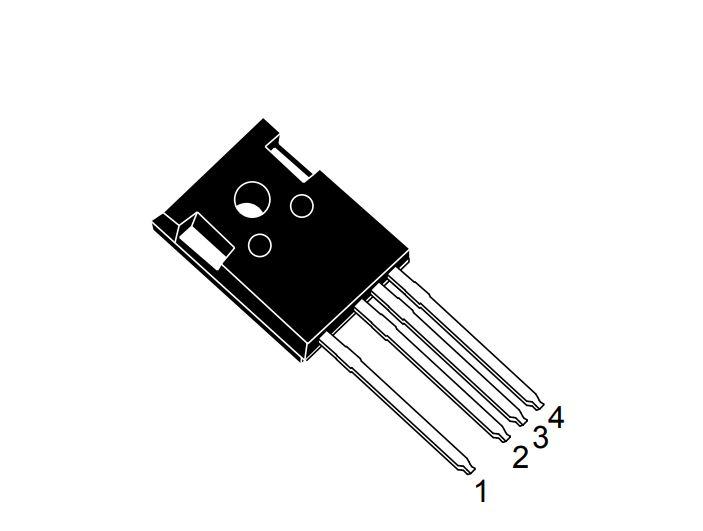 Produktfoto 1 von STMicroelectronics STW75N65DM6-4 N-Kanal, THT MOSFET 650 V / 37 A, 4-Pin TO-247-4