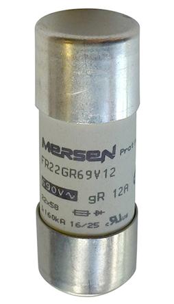 Produktfoto 1 von Mersen Protistor Feinsicherung FF / 63A 22 x 58mm 500 V dc, 690 V ac, 700V ac gR