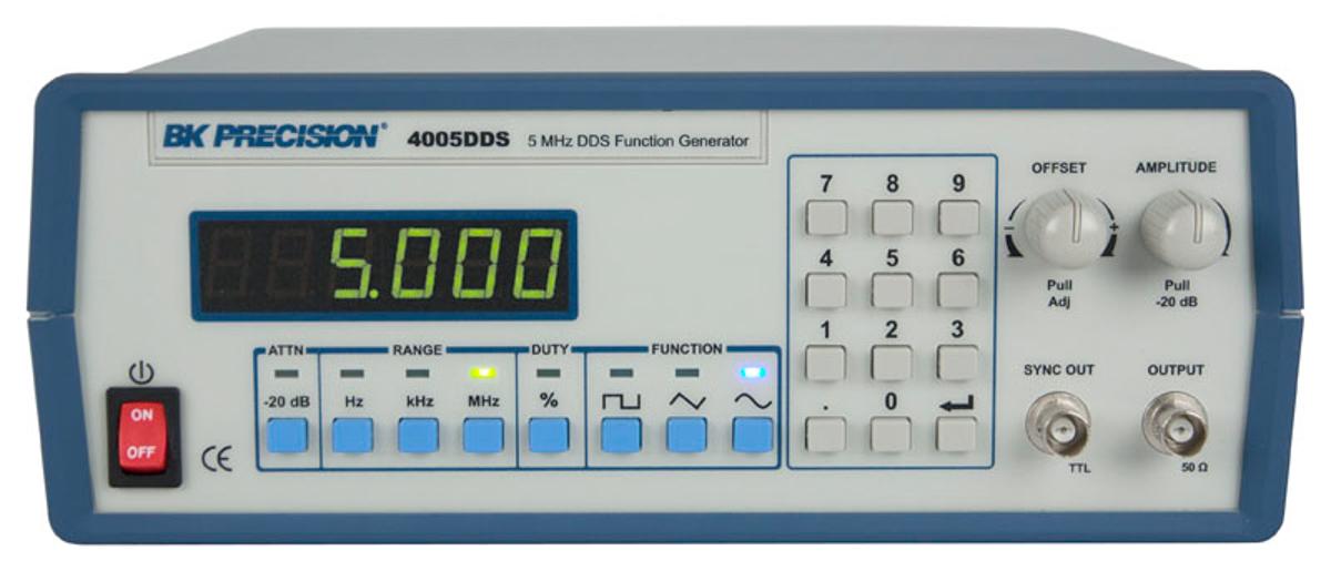 Produktfoto 1 von BK Precision Funktionsgenerator 1Hz → 5MHz  Digitalfrequenz, ISO-kalibriert