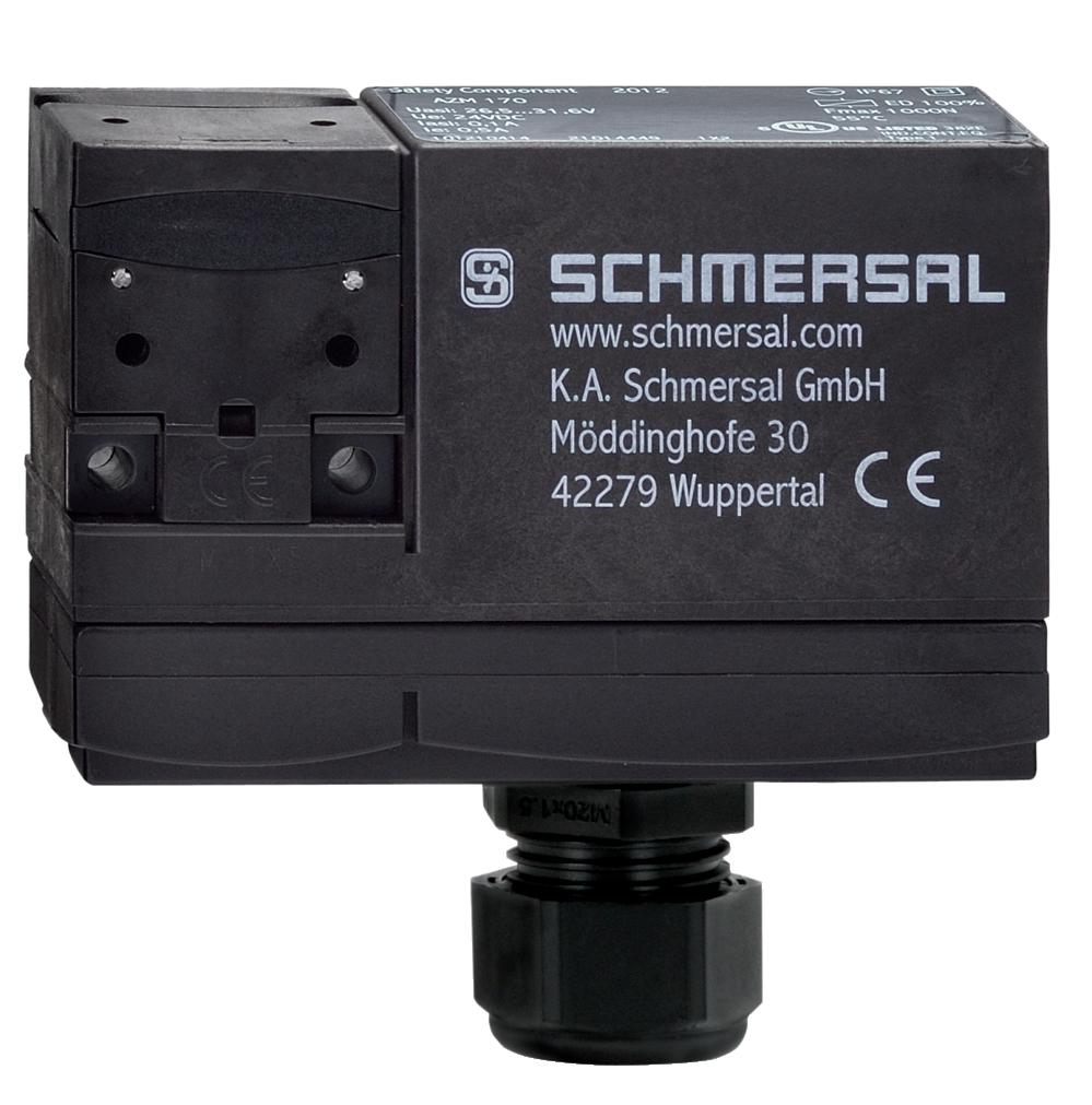 Schmersal AZM 170 Magnet-Verriegelungsschalter, Entriegelt bei Spannung, 24V ac/dc, , 2 Öffner