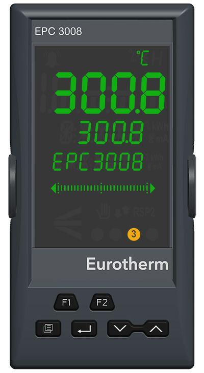 Eurotherm EPC3008 PID-Controller Tafelmontage 1 Relais, 2 DC-Ausgänge Ausgang/ Strom- und Spannung, mV-Eingang,