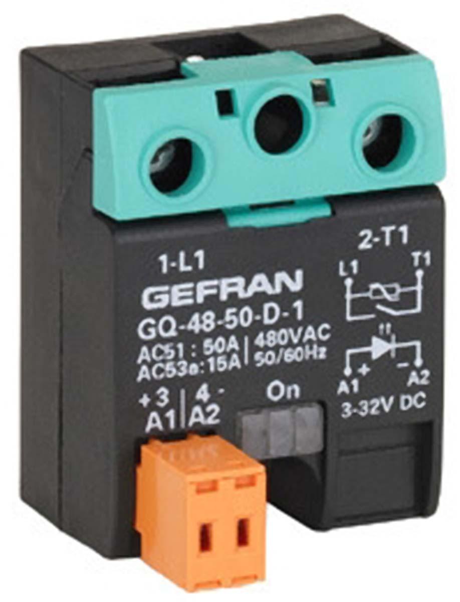 Produktfoto 1 von Gefran GQ SMD Halbleiterrelais mit Nulldurchgang 230 V ac / 50 A