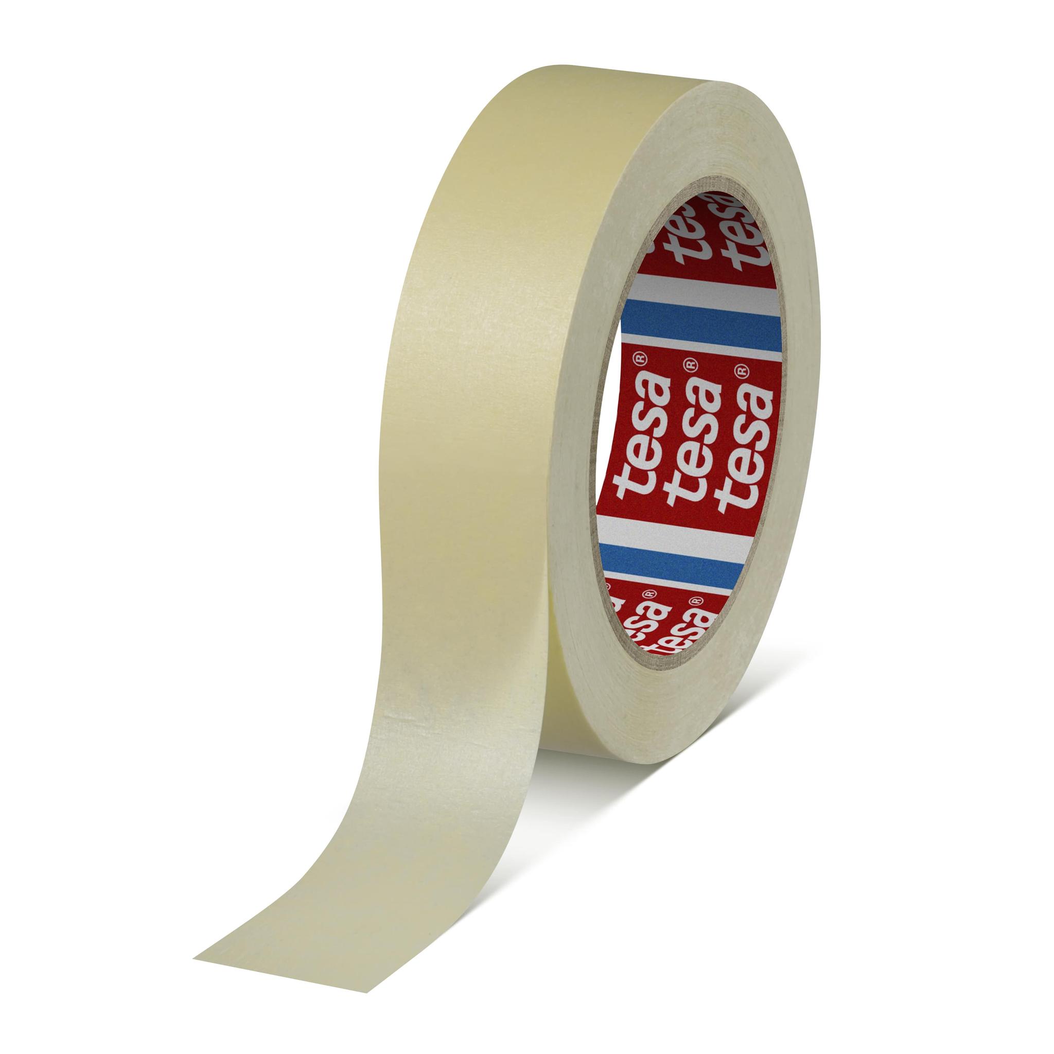 Produktfoto 1 von Tesa 4329 Papier Abdeckband Gelb, Stärke 0.13mm Naturgummi-Kleber 25mm x 50m