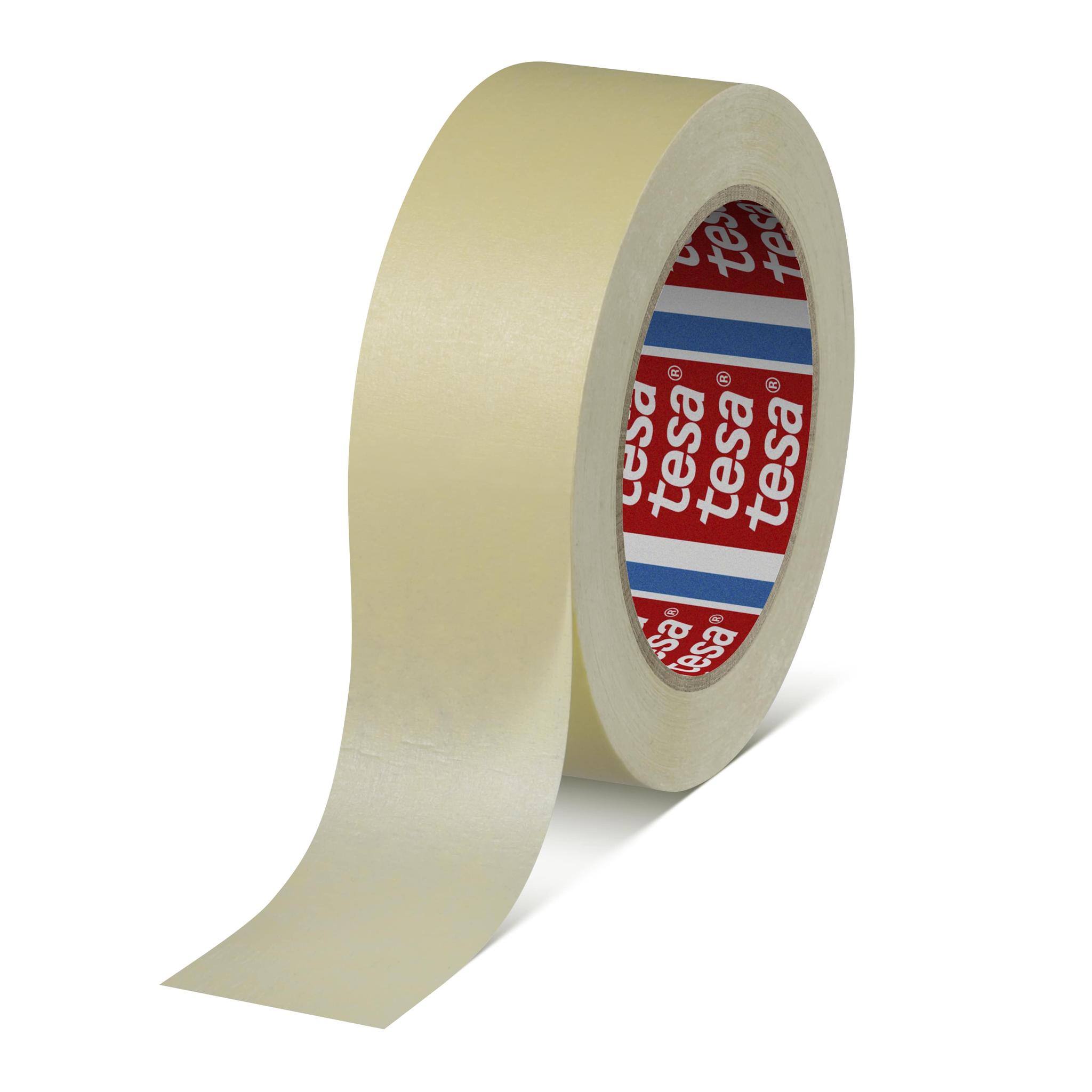 Produktfoto 1 von Tesa 4329 Papier Abdeckband Gelb, Stärke 0.13mm Naturgummi-Kleber 38mm x 50m