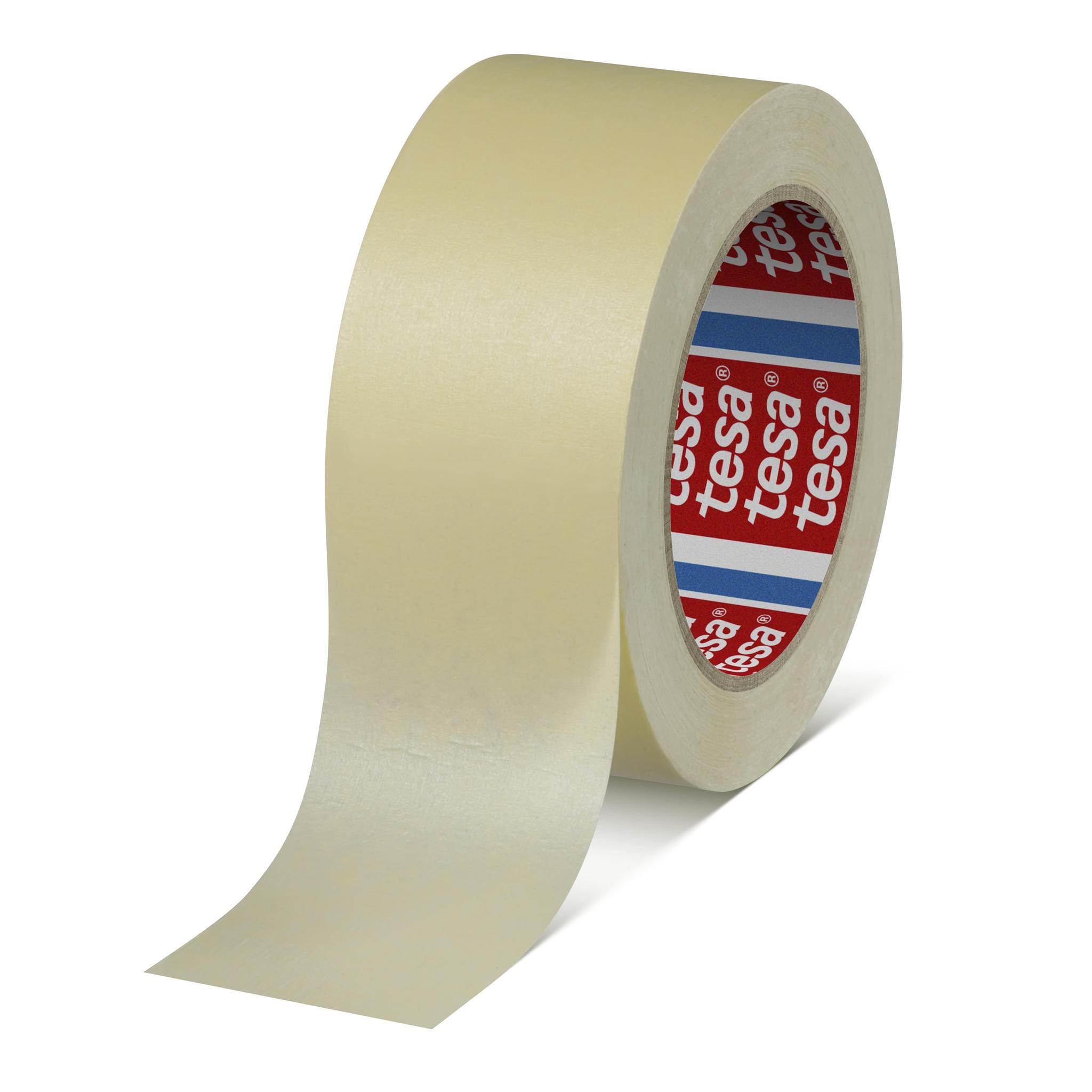 Produktfoto 1 von Tesa 4329 Papier Abdeckband Gelb, Stärke 0.13mm Naturgummi-Kleber 50mm x 50m