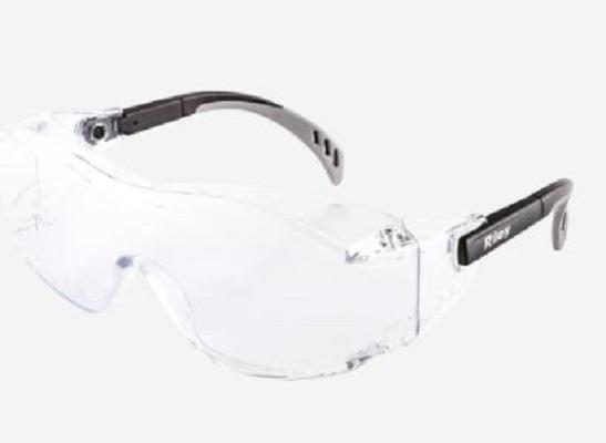 Produktfoto 1 von Riley Schutzbrille Überbrille Linse Schwarz, Transparent