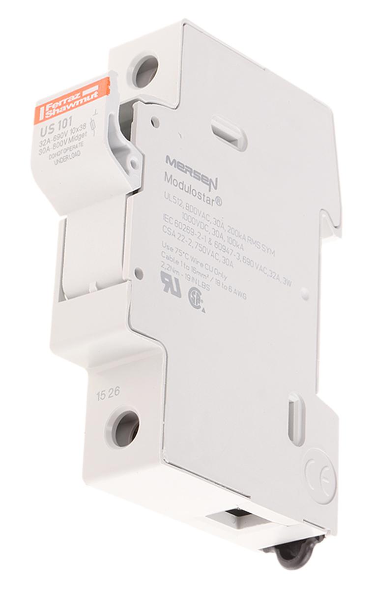 Eurotherm Halbleiterrelais Sicherung Sicherungs- und Sicherungshalter-Baugruppe 16A, zum Einsatz mit Serie TE10S