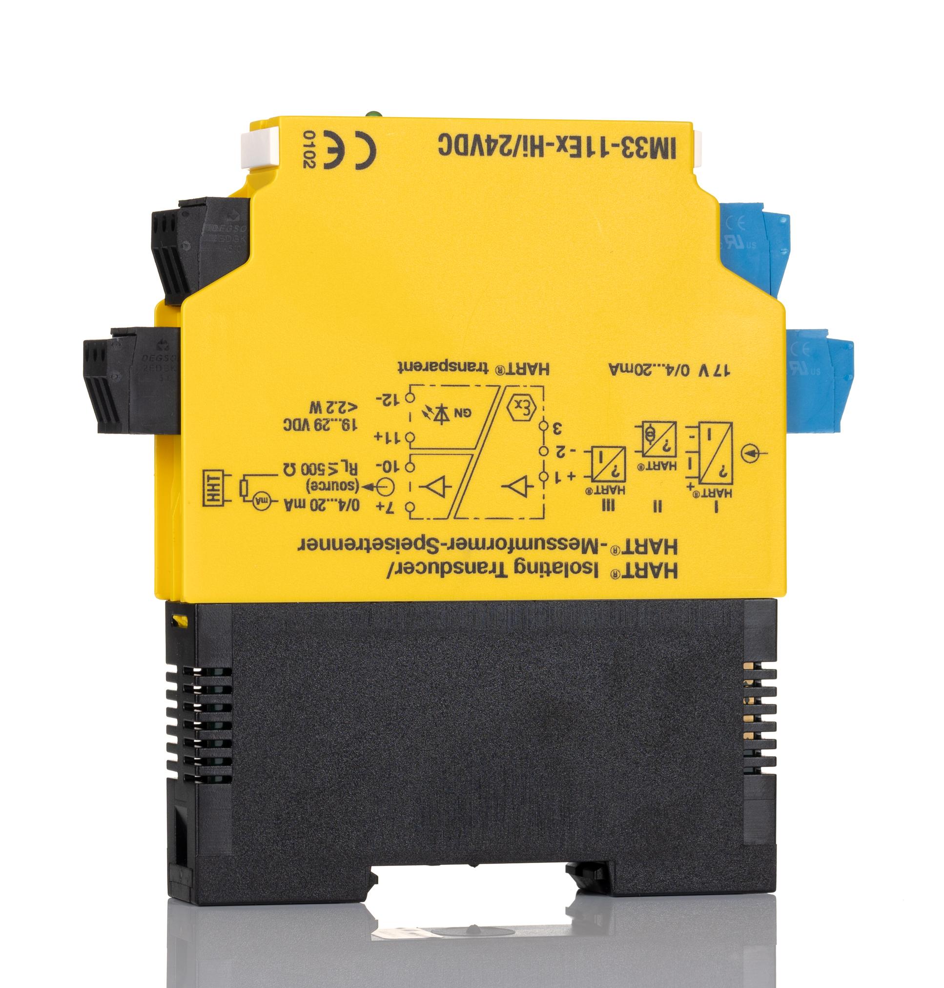 Produktfoto 1 von Turck Trennbarriere 1-kanalig Strom Strom 24V dc ATEX, IECEx 250V HART HART-Isoliermessumformer