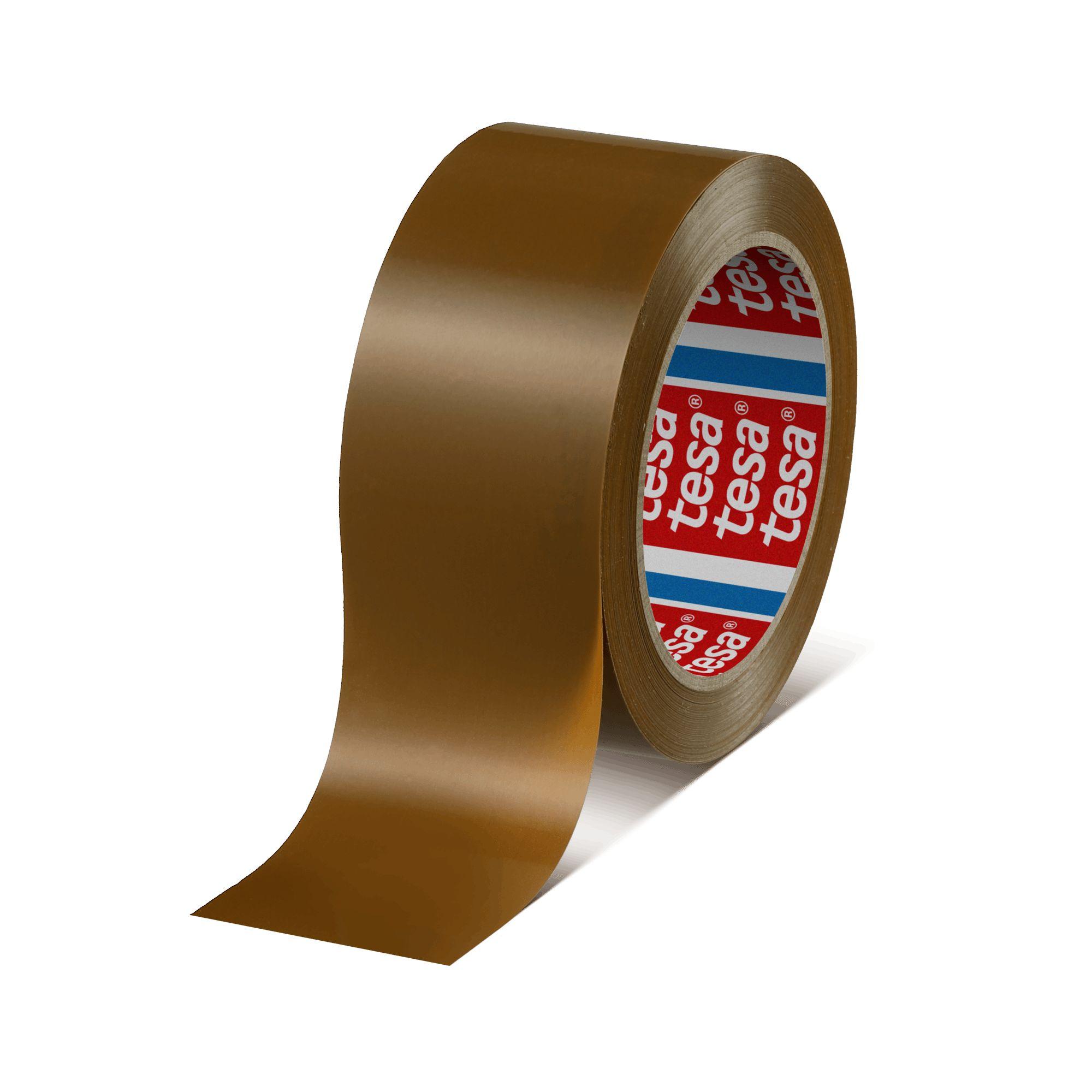 Produktfoto 1 von Tesa 4124 Paketband, PVC, bronzefarben, Stärke 65μm, 50mm x 66m