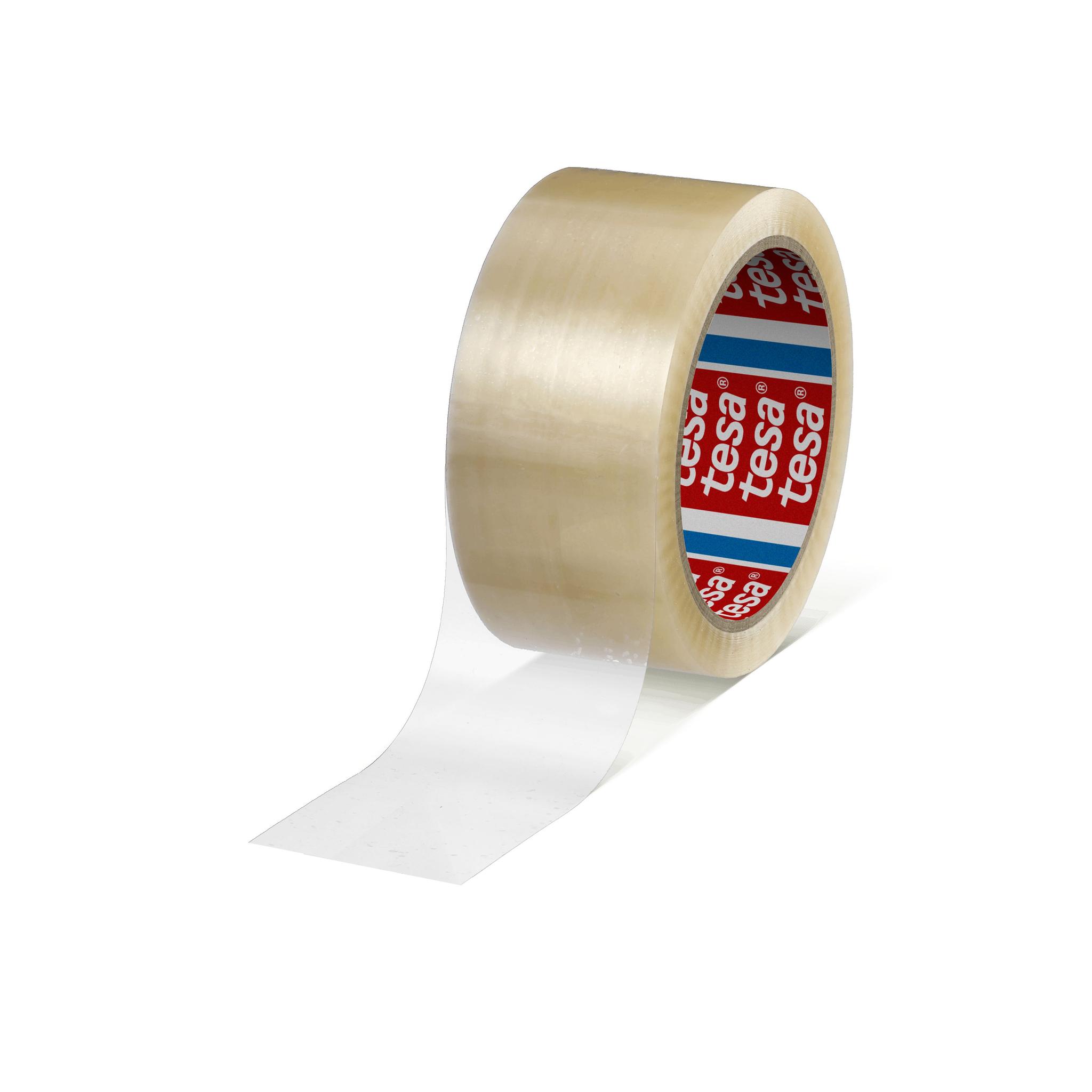 Tesa 4280 Paketband, PP, transparent, Stärke 42μm, 48mm x 66m