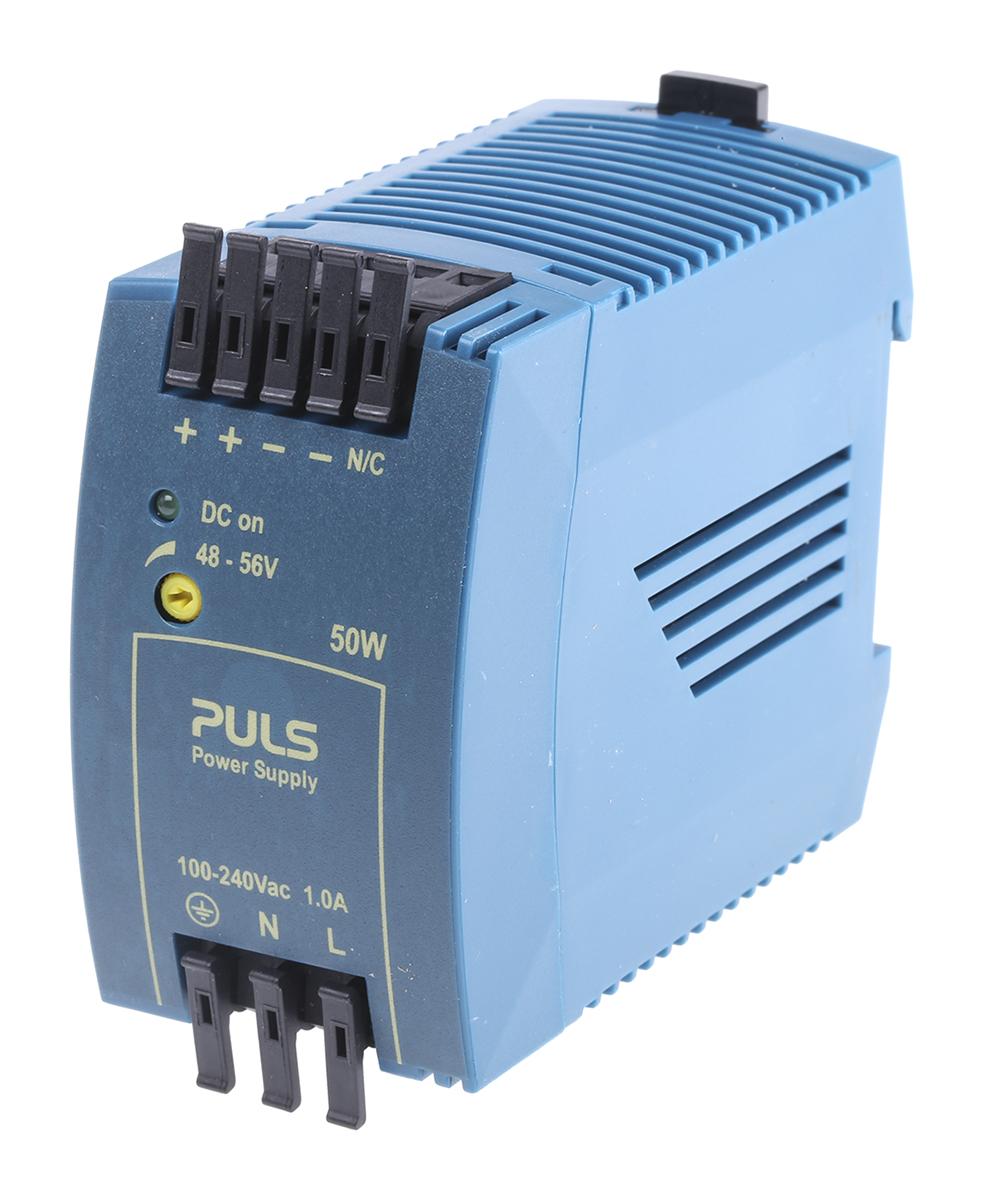 Produktfoto 1 von PULS MiniLine MLY Switch-Mode DIN-Schienen Netzteil 50W, 100 → 240V ac, 48V dc / 1.05A