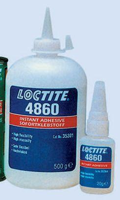 Produktfoto 1 von Loctite 4860 Sekundenkleber Cyanacrylat Flüssig transparent, Flasche 20 g