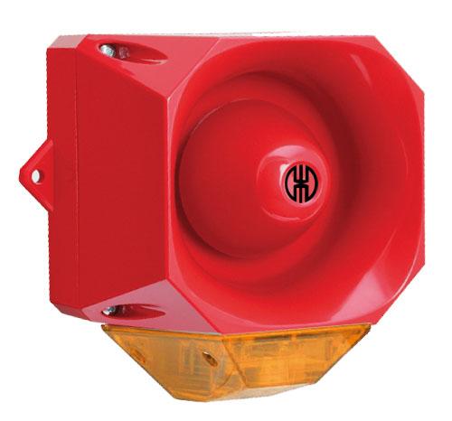 Produktfoto 1 von Werma 441 Xenon Blitz-Licht Alarm-Leuchtmelder Rot/Gelb, 9 → 60 V