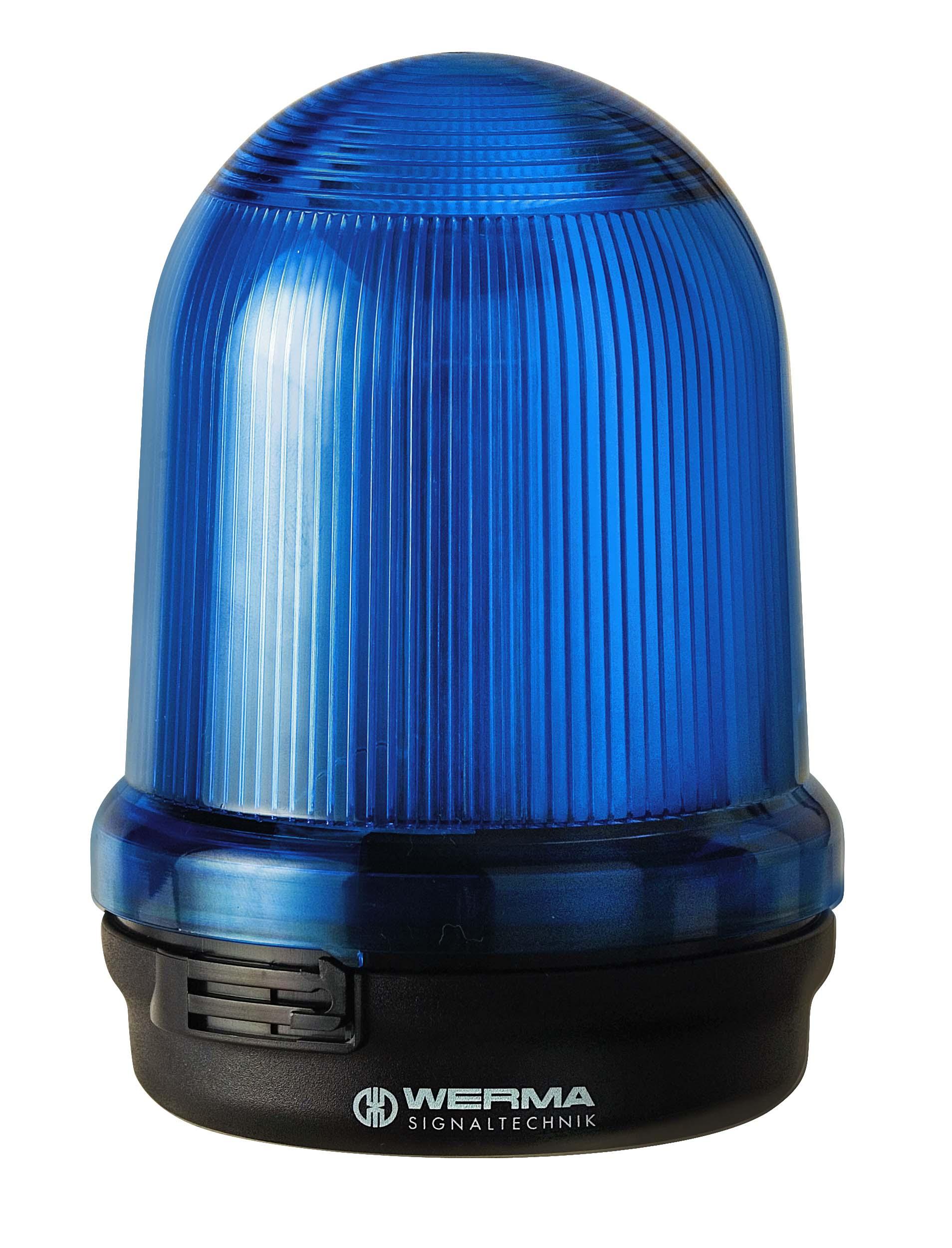 Werma 829, LED Rundum Signalleuchte Blau, 24 V