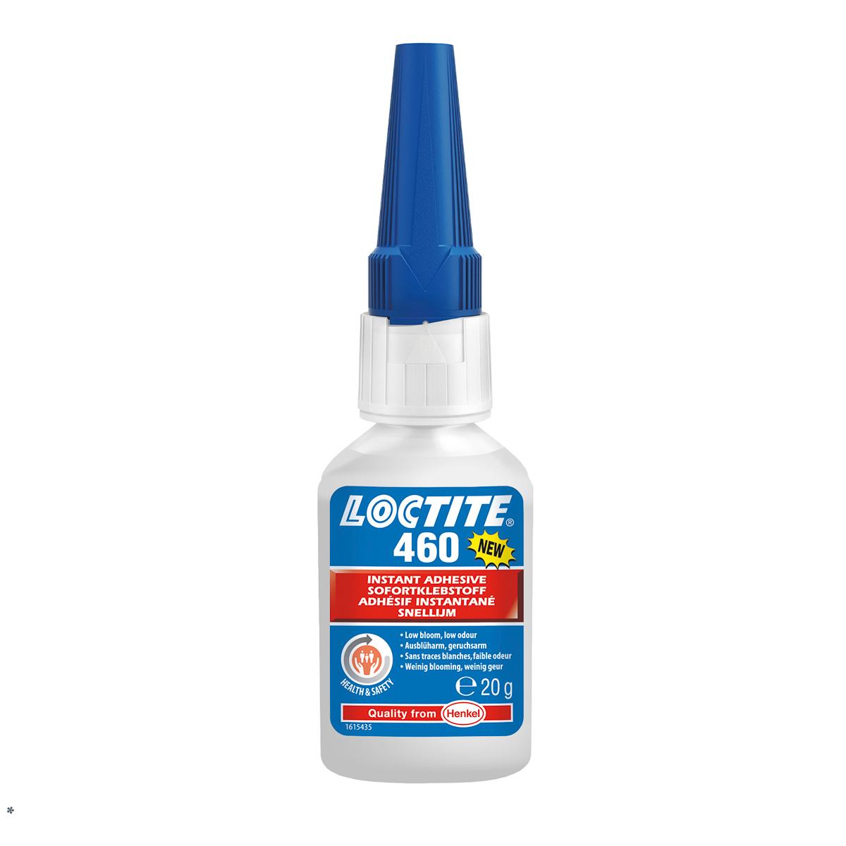 Loctite 460 Sekundenkleber Cyanacrylat Flüssig transparent, Flasche 20 g