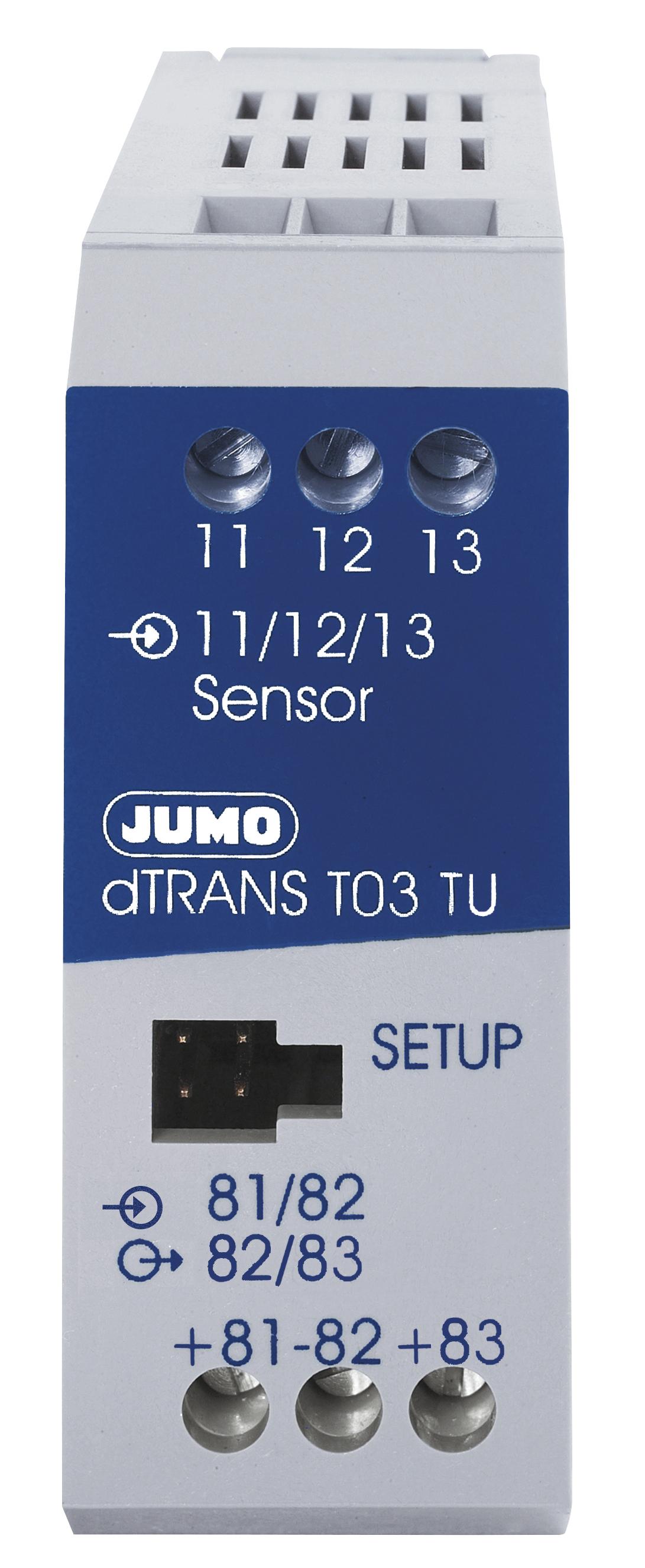 Produktfoto 1 von Jumo Temperatur-Messumformer 15 → 30 V dc für Pt100