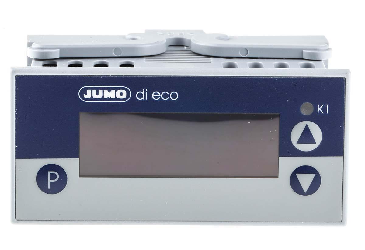 Produktfoto 1 von Jumo di eco LCD Einbaumessgerät für Temperatur H 36mm B 76mm 3-Stellen T. 56mm 13 mm Ziffernhöhe