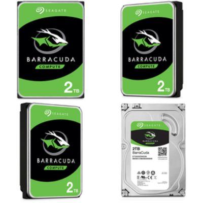 Produktfoto 1 von Seagate BARRACUDA 3,5", Interne Installation Intern Festplattenlaufwerk SATA III, 2 TB, HDD