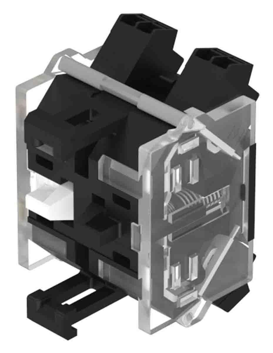 Produktfoto 1 von EAO Modularschalter-Kontaktblock, , 1 NO (Schließer) + 1 NC (Öffner) für Serie 04