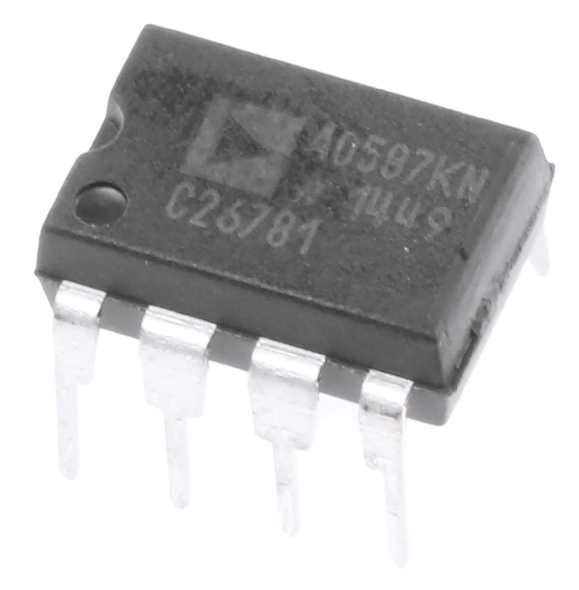 Produktfoto 1 von Analog Devices Spannungsreferenz, 10V PDIP, 36 V max., Fest, 8-Pin, ±0.05 %, Serie, 9,995 → 10,005 V, 10mA