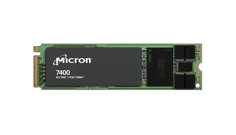 Produktfoto 1 von Micron 7400 PRO, M.2 Intern SSD NVMe PCIe Gen 4 x 4 , 3D TLC, 480 GB, SSD