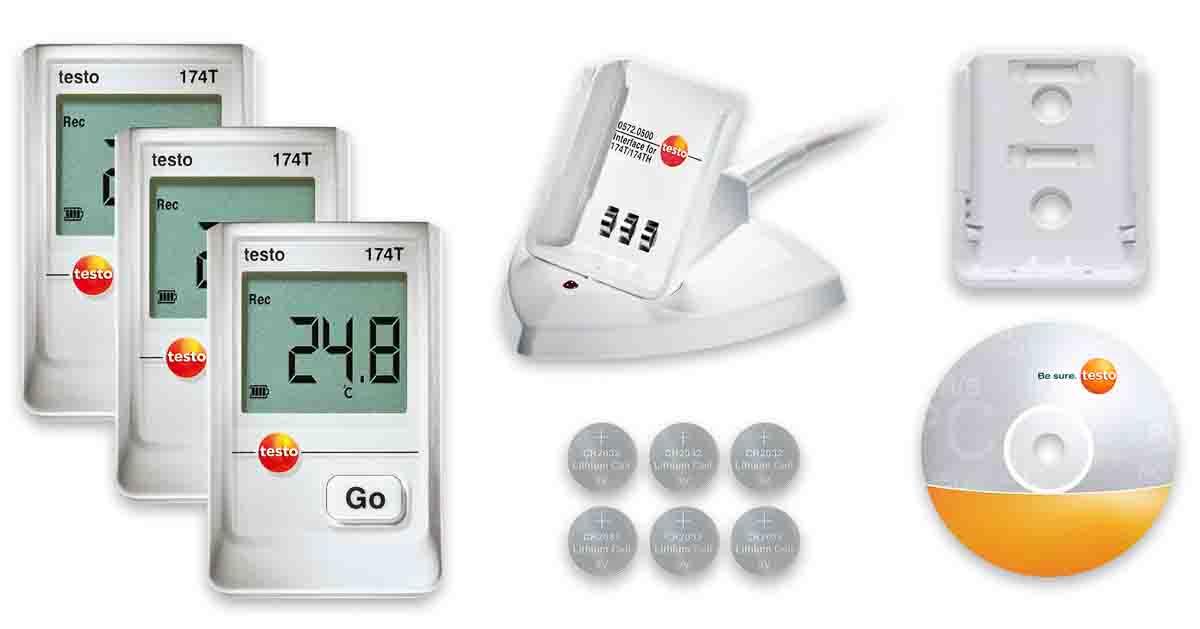 Produktfoto 1 von Testo Temperatur Datenlogger, -30°C → +70°C, Sensor NTC