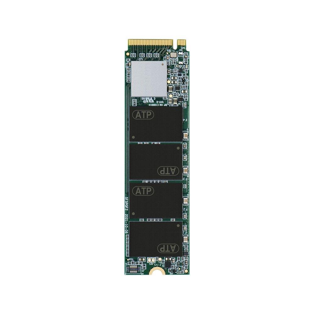 Produktfoto 1 von ATP N600Vdc, M.2 2280 S2-M Intern SSD-Laufwerk NVMe PCIe Gen 3 x 4 Industrieausführung, 3D TLC, 120 GB, SSD