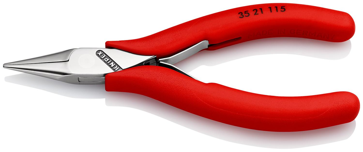 Produktfoto 1 von Knipex 35 21 Spitzzange / Backen 22.5mm, gebogen 115 mm