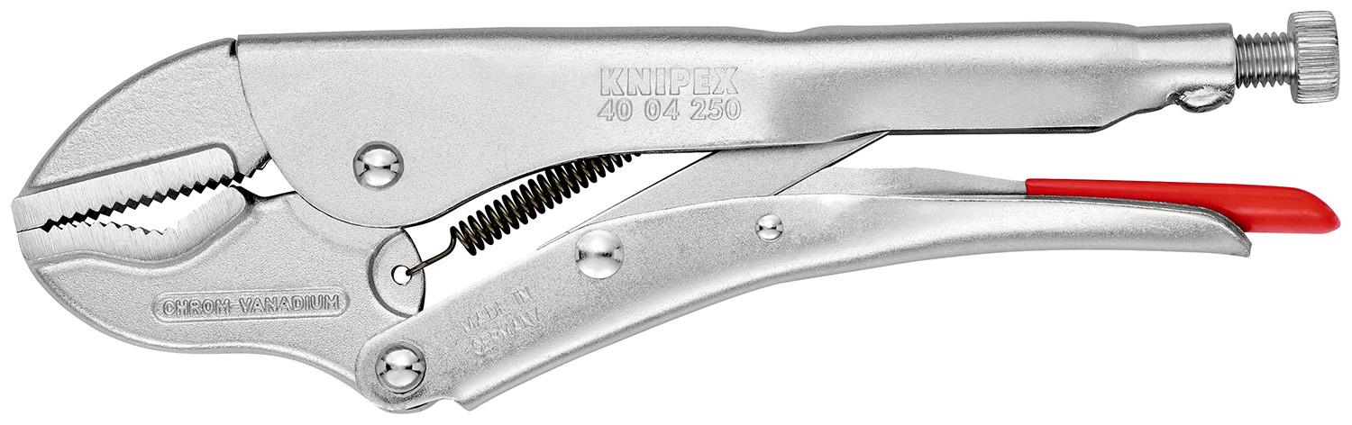 Produktfoto 1 von Knipex 40 04 Parallel-Gripzange / Backen 45mm , gebogen 250 mm