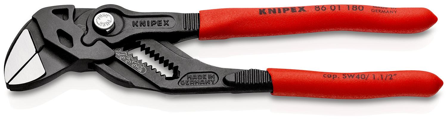 Produktfoto 1 von Knipex Zangenschlüssel / Backen 40mm, gebogen 180 mm