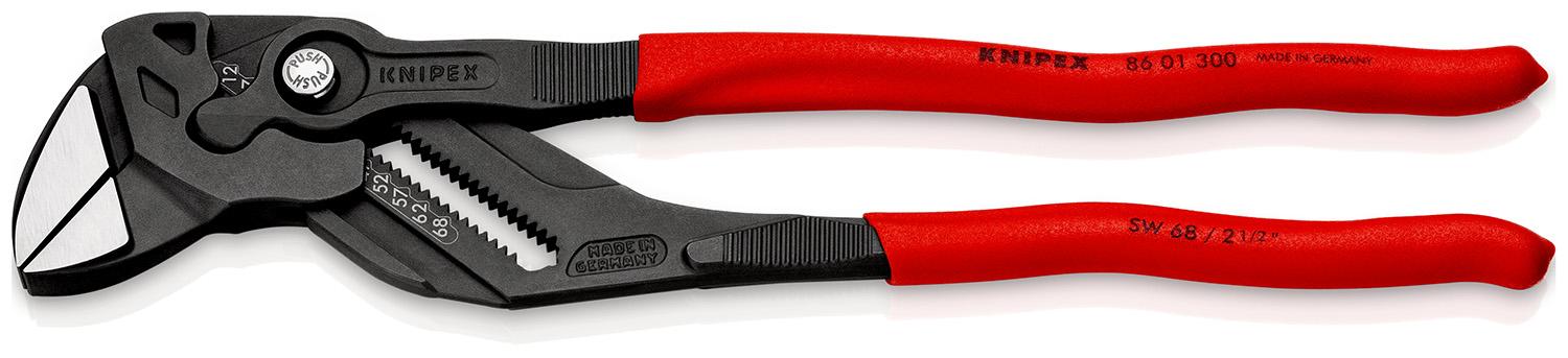 Produktfoto 1 von Knipex Zangenschlüssel / Backen 68mm, gebogen 300 mm