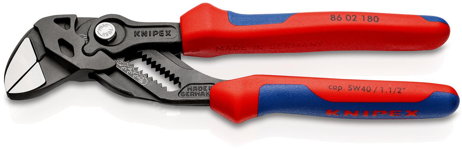 Produktfoto 1 von Knipex Zangenschlüssel / Backen 40mm, gebogen 180 mm