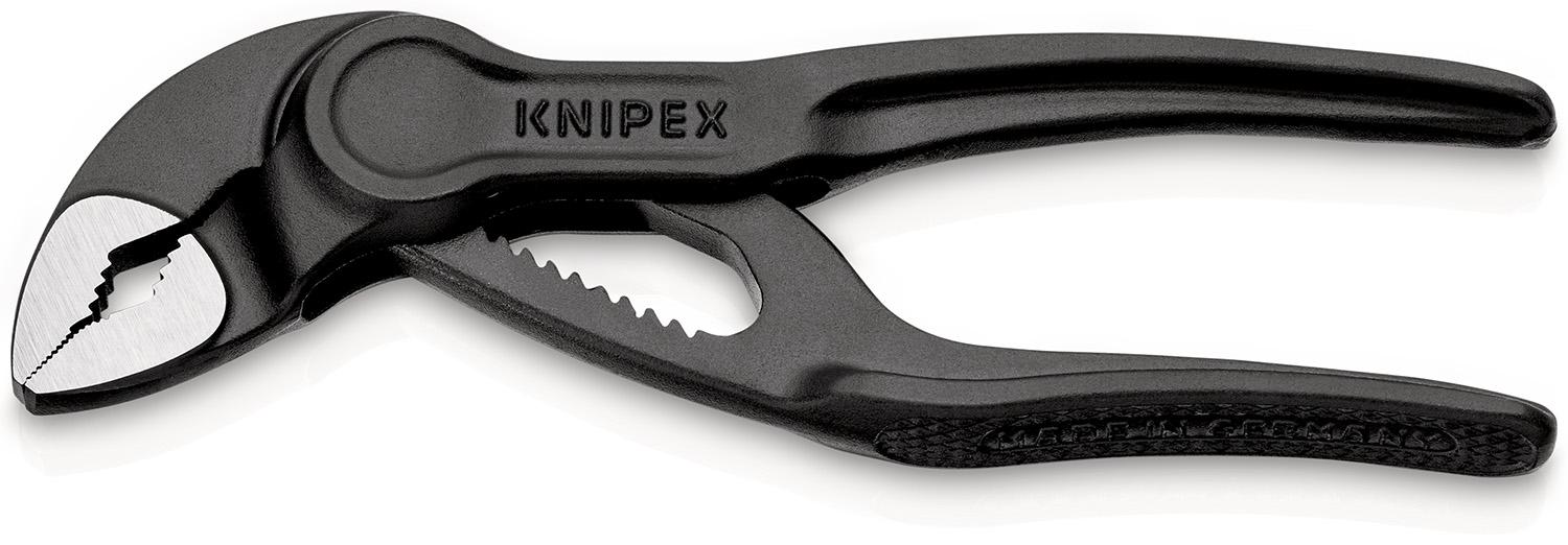 Produktfoto 1 von Knipex Cobra® XS Wasserpumpenzange / Backen 28mm, gebogen 100 mm