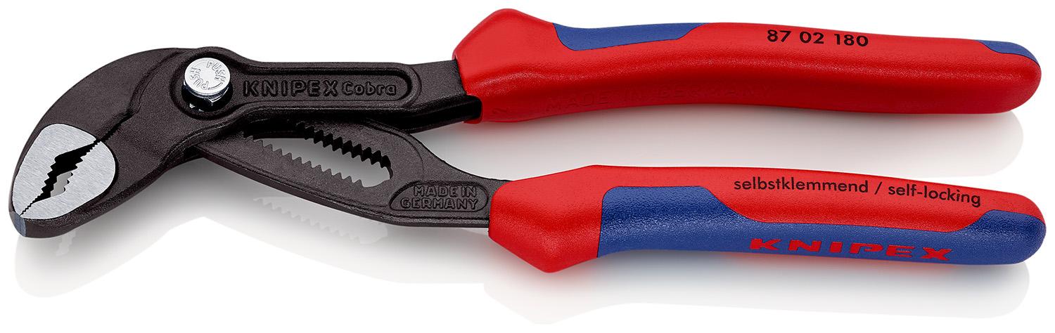 Produktfoto 1 von Knipex Cobra® Wasserpumpenzange / Backen 36mm, gebogen 180 mm