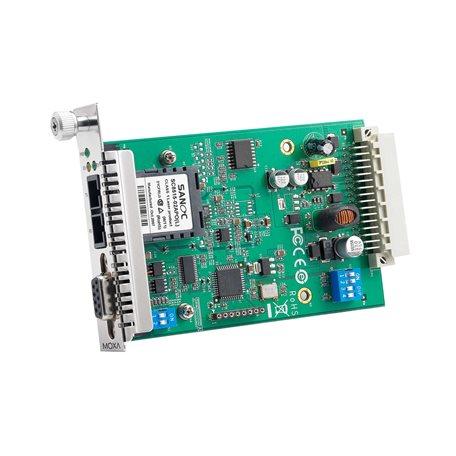 Produktfoto 1 von MOXA Medienkonverter 100Mbit/s, Single Mode 40km 921.6kbit/s, Anschluss: RS232, RS422, RS485