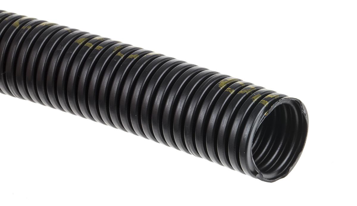 PMA LL Leerrohr Kunststoff, Ø 20mm nom. flexibel, Schwarz A ø 20.9mm I ø 16mm x 10m IP66